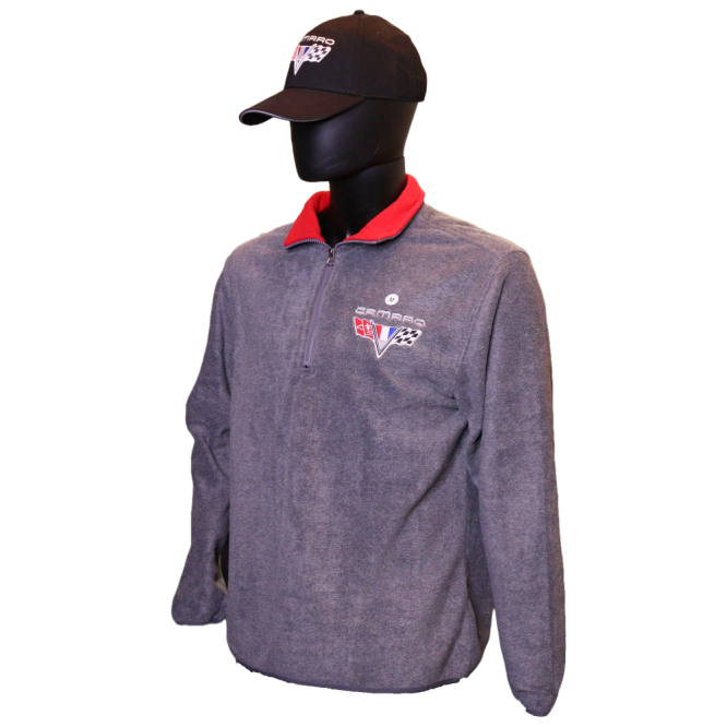 Camaro Sweater mit gesticktem Logo - in grau Camaro Sweater mit gesticktem Logo - in grau